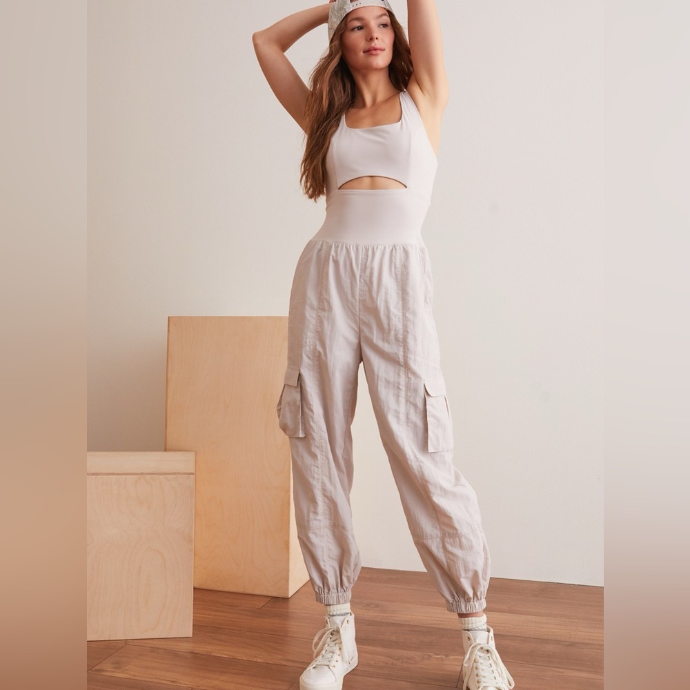 Altar'd State Cream Jumpsuit